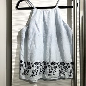 Simons twik halter tank top